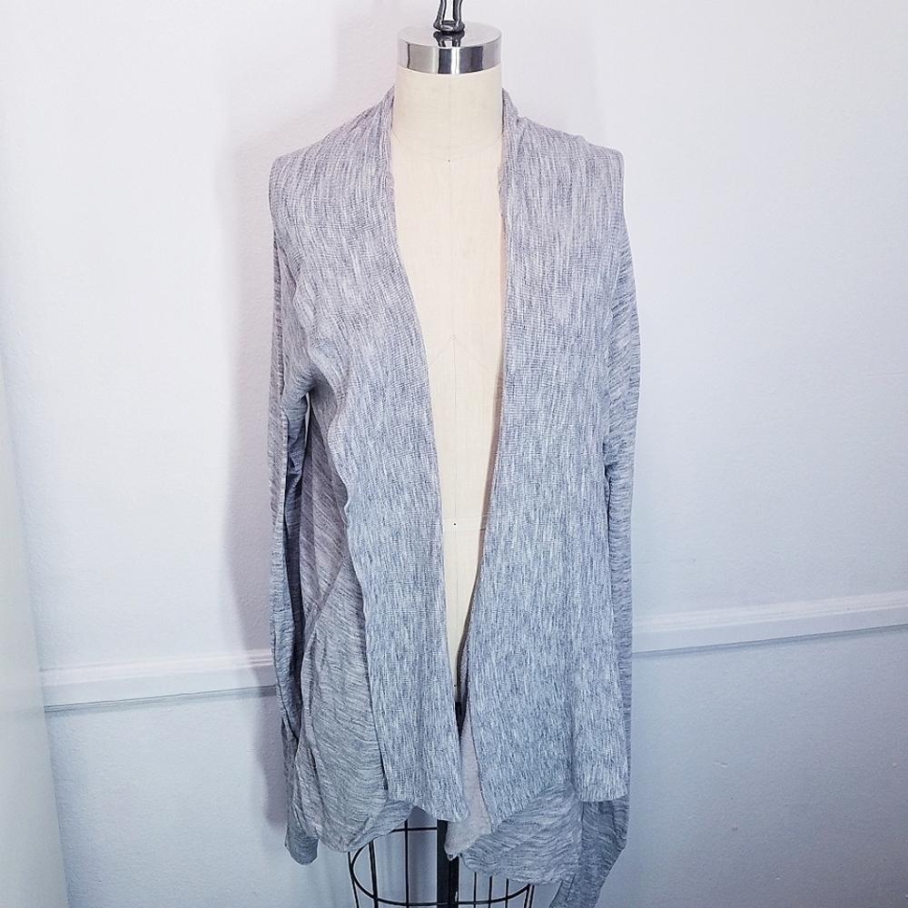 Athleta |‎ Gray Marble Knit Duster S